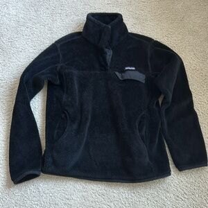 Black Patagonia Retool Fleece Pullover - Large
